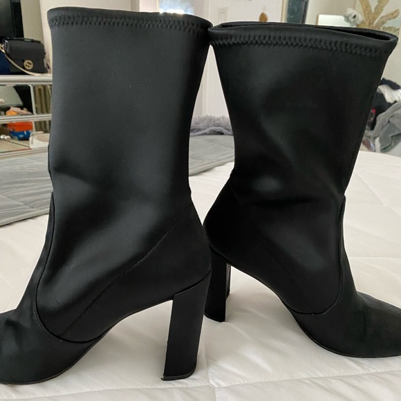 Stuart weitzman Sock Booties black/ Comfy heel - Picture 7 of 12